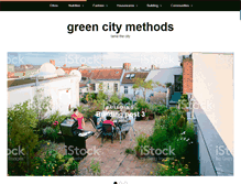 Tablet Screenshot of greencitymethods.com